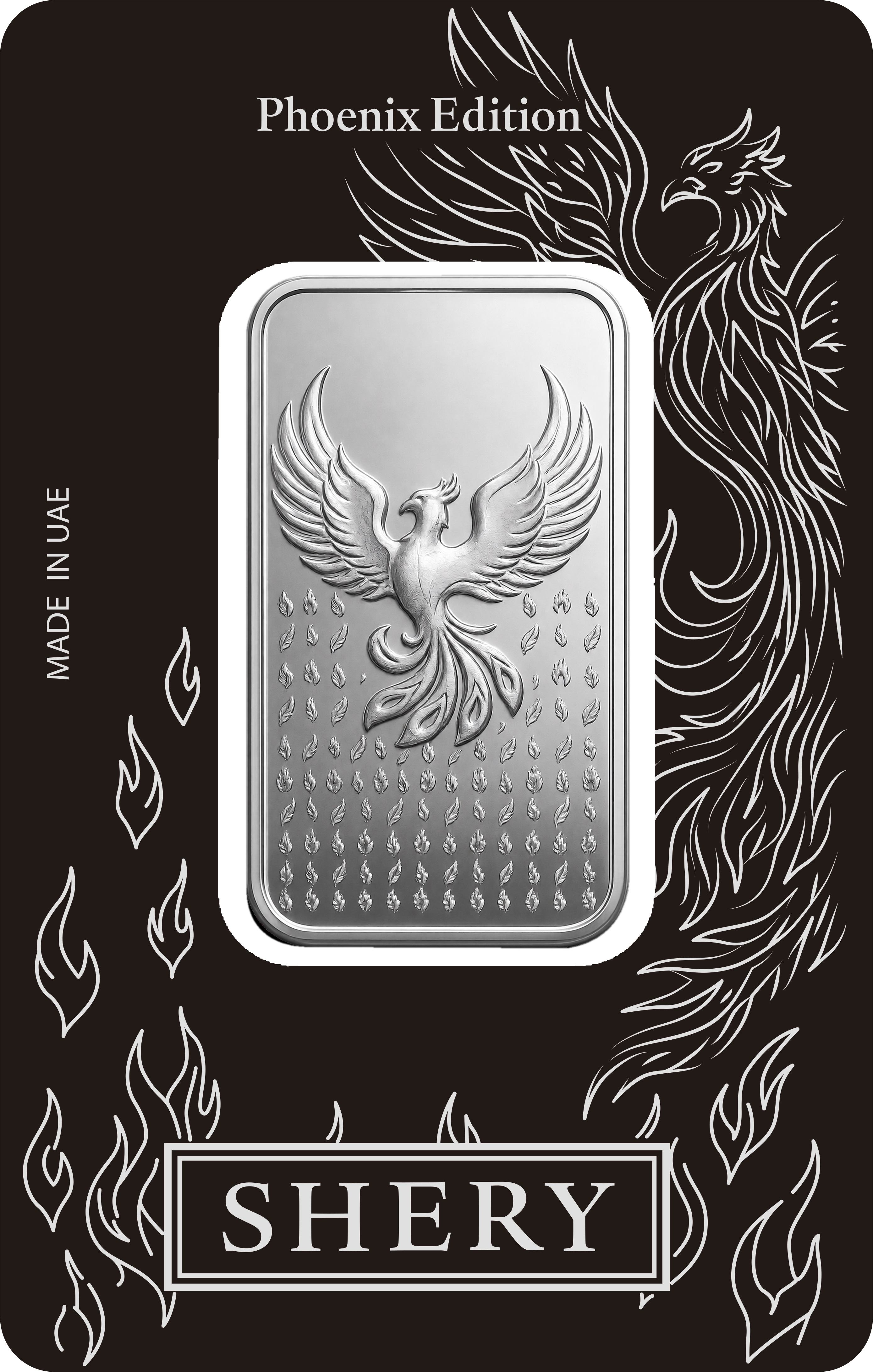 SHERY 1 oz — упаковка палладия, лицевая сторона
